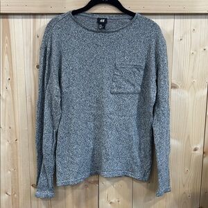 H&M Heather Gray Soft Thin Sweater